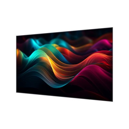 Luxe Vision Fixed Frame Ultra-thin Bezel Fresnel ALR Projection Screen